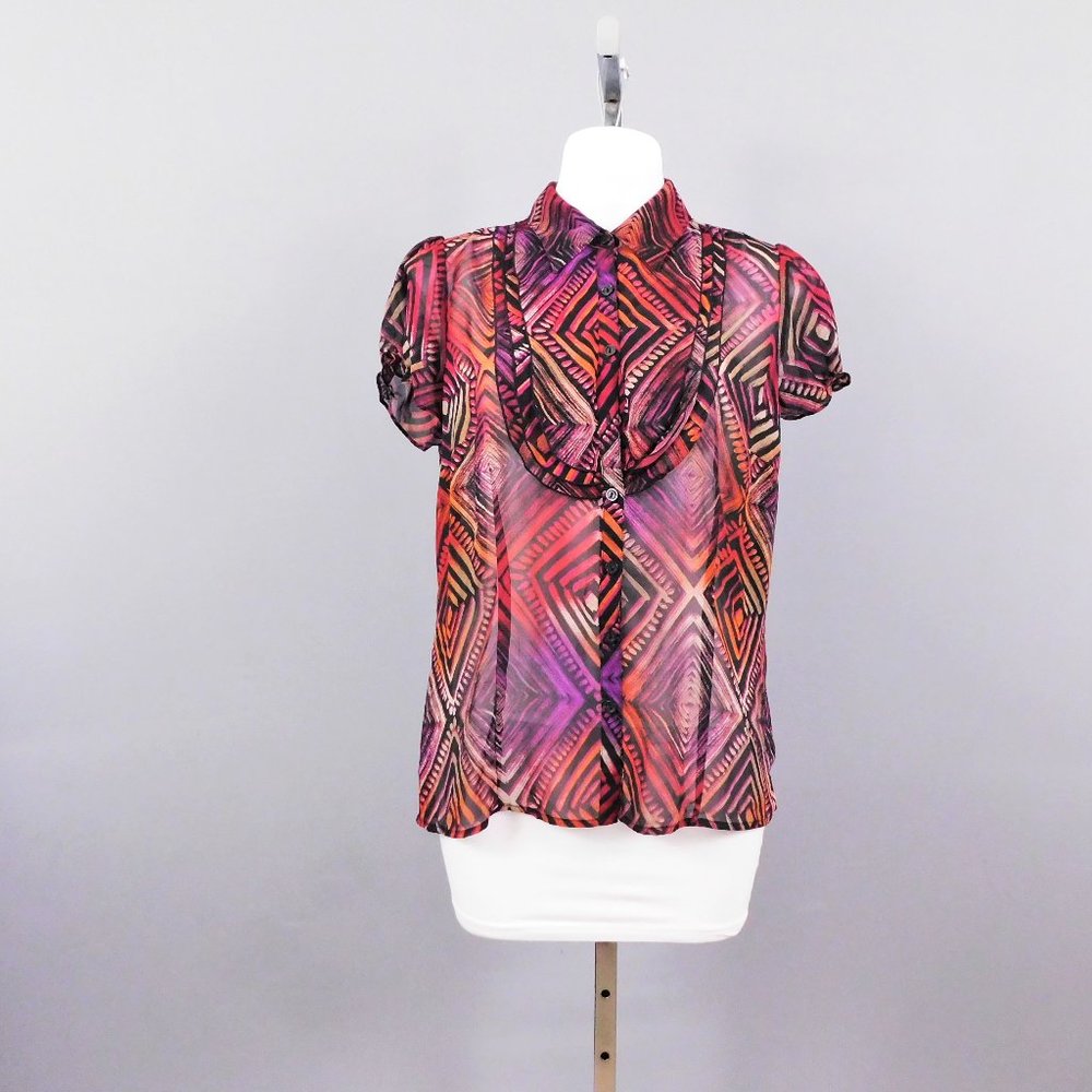 East 5th Women Shirt Multicolor‎ L